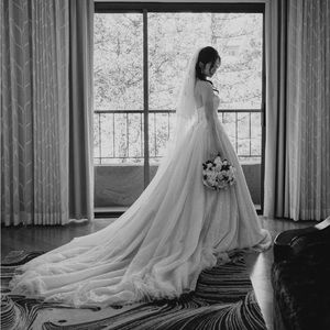 Maggie Sottero sparkly wedding dress